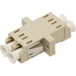 Optical adapter LC, MM, housing SC, Duplex LAN-2LC/S-AM-MM