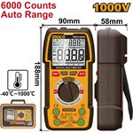 Мультиметр цифровой 1000В (6/12) INGCO DM310004 INDUSTRIAL