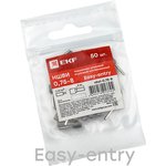 Наконечник штыревой втулочный изолированный НШвИ 0,75-8 (50шт.) EKF PROxima