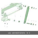 045100-2915418-10, Палец УАЗ-3151,3741 крепления амортизатора нижний (ОАО УАЗ)