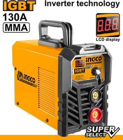 Фото 1/2 Инверторный сварочный аппарат 130 А INGCO ING-MMA1302