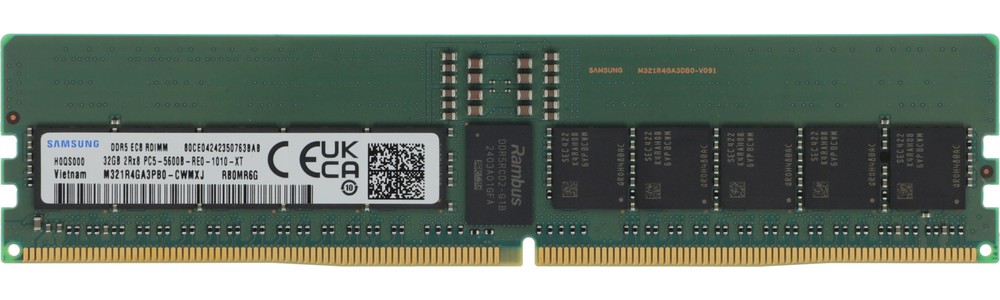 Серверная память Samsung DDR5 RDIMM 32GB 5600Mhz (M321R4GA3PB0-CWM