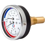 00000002290, Axial thermomanometer TMTB-31T.1, 0...120C, 0...0.6 MPa 1/2' class 2.5