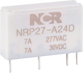 NRP27-A24D-S-2, Реле 1зам. 24VDC, 7A/277VAC