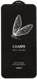 Фото 1/6 Защитное стекло REMAX GL-50 R-Chanyi для Apple iPhone 7 Plus/8 Plus, 2.5D, черная рамка, 0.15мм