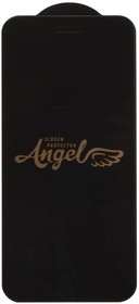 Фото 1/6 Защитное стекло WK Angel High Clear 3D для iPhone SE 2/8/7 0.15 мм c черной рамкой