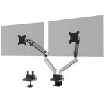 509723, Desk Mounting Monitor Arm for 2 x Screen, 32in Screen Size