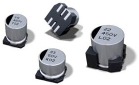 DV471M016F105ETR, 470uF 16V 20% SMD,D8xL10.5mm Aluminum Electrolytic Capacitors - SMD ROHS, Конденсатор