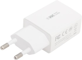Фото 1/5 Сетевое зарядное устройство (СЗУ) WK Suda WP-U60i 2xUSB, 2.4А + кабель Lightning 8-pin, 1м (белый)