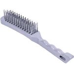 44015, Щетка по металлу 5ти-рядная пластиковая ручка АвтоДело