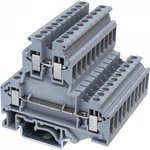 KRUKB-3, Two-level terminal screw terminal 4 connection points 2.5sq.mm ser.