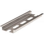 02140R-RET6, perforated OMEGA 3F DIN rail, 35x7.5. 600 mm.