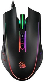 Мышь проводная A4TECH Bloody Q81 Curve, игровая, оптическая, USB, 3200dpi, черный