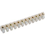 Зажим винтовой GZV-15-12-W, 15А, 12 пар, полиэтилен, белый, 1/10/400 475404