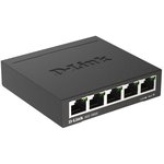 DL-DGS-1005D/R1A, Коммутатор, 5x1000Base-T, корпус металл