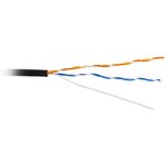 Кабель информационный Lanmaster TWT-5EUTP2-OUT кат.5 UTP 2 пары 24AWG PE внешний ...