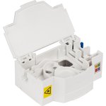 Бокс на DIN-рейку на 4 адаптера SC, белый, LAN-DRF-4SC/BX-WH