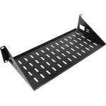 Stationary shelf CMO MS-20-9005 2U weight:15kg. 19" 200mm black (pack:1pc)