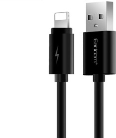 Фото 1/2 Кабель USB Earldom EC-109I Lightning 8-pin, 1м, TPE (черный)