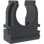 Держатель с защелкой д.16мм черный