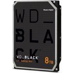 Жесткий диск WD SATA-III 8TB WD8002FZBX Desktop Black (7200rpm) 256Mb 3.5"