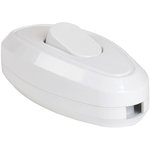 EVB10-K01-10, Single-key collapsible switch for wall lamp WB-01B white