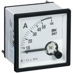 IPA20-6-0050-E, Амперметр Э47 50А кл. точн. 1,5 96х96мм