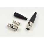 Разъем микрофонный miniXLR розетка, контакты 4P, монтаж на кабель, B8.5, MC981-4P