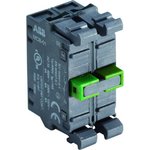 1SFA611610R1002,Contact Block, Screw Clamp, 2NO, 6 A, 230 VAC, Switches