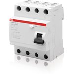 Выключатель дифференциального тока (УЗО) 4п 63А 30мА тип AC FH204 ABB