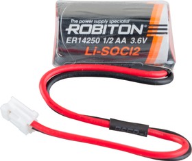 Фото 1/3 ER14250-EHR2, Элемент питания литиевый 1200мАч (1шт) 3.6В, провод с разъемом EHR2