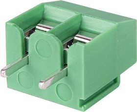 WJ126-5.0-02P-14-00A, Клеммник, 2-контактный, 5мм, прямой – купить оптом и в розницу