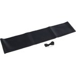 Сшивной чехол на руль 38 см, перфорация, искусственная кожа, черный 1822690