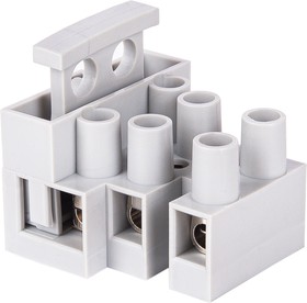 Фото 1/2 MY510-03P-11-00A, Клеммник 2-контактный, проходной, с держателем предохранителя