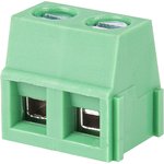 WJ127R-5.08-02P-14-00A, Клеммник винтовой на плату 5.08мм 2pin угловой на плату