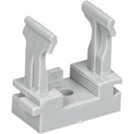 ELASTA Holder with snap for corrugated pipes for mounting gun CFM16 grey IEK
