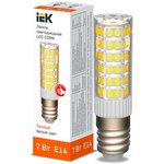 LLE-CORN-7-230-30-E14, Лампа LED CORN капсула 7Вт 230В 3000К керамика E14 IEK