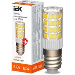 LLE-CORN-5-230-30-E14, Лампа LED CORN капсула 5Вт 230В 3000К керамика E14 IEK