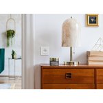 672234, 1-seater socket without grounding with protective shutters 16A white ETIKA