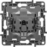 672220, 1-seater socket without grounding without protective blinds 16A white ETIKA