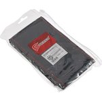 Сшивной чехол на руль 38 см, искусственная кожа, красный 1822695