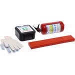 Набор автомобилиста (огнетушитель ОП-2,аптечка н/о,знак,перчатки) аварийный