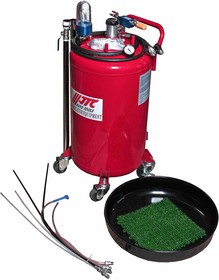 Фото 1/2 Устройство для слива масла вакуумное, емкость бака 80л JTC /1