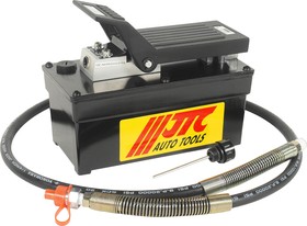 Фото 1/2 Насос гидравлический с пневматическим приводом 257x127x204мм, заправочная емкость 1600см3 JTC /1