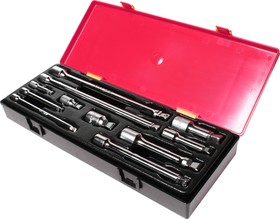 Фото 1/2 JTC-K1112, Набор удлинителей плавающих 1/4 & 3/8 & 1/2 (в кейсе) 11шт JTC /1