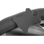 Оплетка на руль (M 38 см нат. кожа) черная, формованная ARNEZI A0501025