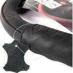 Оплетка на руль (L 40 см , нат. кожа) черная, формованная ARNEZI A0501033