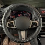 Оплетка на руль (L 40 см , нат. кожа) черная, формованная ARNEZI A0501033