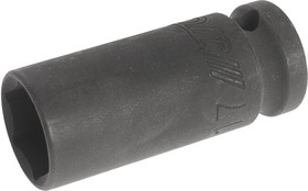 Фото 1/3 Головка торцевая ударная средней глубины тонкостенная 6-гранная 1/2 х 17мм, длина 55мм JTC /1/10/200