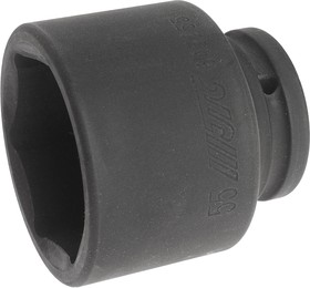 Фото 1/2 Головка торцевая ударная 6-гранная 3/4 х 55мм, длина 74мм JTC /1